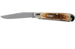 Case Trapper Amber Jigged Bone, 00164, 6254 SS Pocket Knife -Case Knives Sales CE164 03 case ce164 03