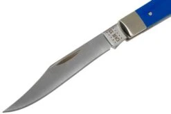 Case Slimline Trapper Blue G10 Smooth, 16746, 101048 SS Pocket Knife -Case Knives Sales CE16746 03 case