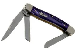 Case Knives Medium Stockman Wicked Purple Smooth Kirinite, 17332, 10318 SS Pocket Knife
