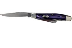 Case Knives Medium Stockman Wicked Purple Smooth Kirinite, 17332, 10318 SS Pocket Knife -Case Knives Sales CE17332 03 case