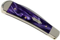 Case Knives Sway Back Wicked Purple Smooth Kirinite, 17334, TB101117 SS Pocket Knife -Case Knives Sales CE17334 04 case