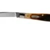 Case Tear Drop, Amber Bone, Sawcut Jig, 17895, TB61028 SS Pocket Knife