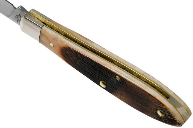 Case Tear Drop, Amber Bone, Sawcut Jig, 17895, TB61028 SS Pocket Knife 5 Case Tear Drop, Amber Bone, Sawcut Jig, 17895, TB61028 SS Pocket Knife - Image 5