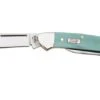 Case Baby Butterbean, Smooth Seafoam Green G-10 18107, 102132 SS Pocket Knife