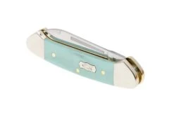 Case Baby Butterbean, Smooth Seafoam Green G-10 18107, 102132 SS Pocket Knife -Case Knives Sales CE18107 05 case