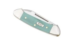 Case Baby Butterbean, Smooth Seafoam Green G-10 18107, 102132 SS Pocket Knife -Case Knives Sales CE18107 06 case