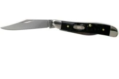 Case Peanut Rough Black Synthetic, 18225, 6220 SS Pocket Knife -Case Knives Sales CE18225 03 case 1
