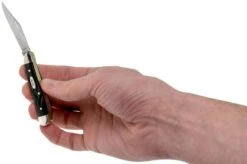 Case Peanut Rough Black Synthetic, 18225, 6220 SS Pocket Knife -Case Knives Sales CE18225 05 case 1