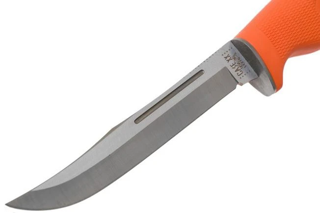 Case Utility Hunter, Orange Hunters, Textured Synthetic, 18501, LT216-5 SS Fixed Knife 3 Case Utility Hunter, Orange Hunters, Textured Synthetic, 18501, LT216-5 SS Fixed Knife - Image 3