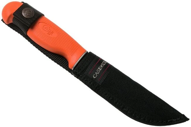 Case Utility Hunter, Orange Hunters, Textured Synthetic, 18503, LT265-5 SS Fixed Knife 6 Case Utility Hunter, Orange Hunters, Textured Synthetic, 18503, LT265-5 SS Fixed Knife - Image 6