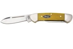 Case Baby Butterbean Smooth Yellow Bone, 20027, 62132 SS Pocket Knife