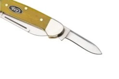 Case Baby Butterbean Smooth Yellow Bone, 20027, 62132 SS Pocket Knife -Case Knives Sales CE20027 04 case