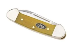 Case Baby Butterbean Smooth Yellow Bone, 20027, 62132 SS Pocket Knife -Case Knives Sales CE20027 06 case