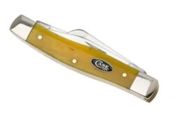 Case Medium Stockman Smooth Yellow Bone, 20029, 63032 SS Pocket Knife -Case Knives Sales CE20029 06 case