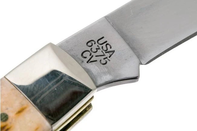 Case Large Stockman Amber Jigged Bone, 00204, 6375 CV Pocket Knife 5 Case Large Stockman Amber Jigged Bone, 00204, 6375 CV Pocket Knife - Image 5