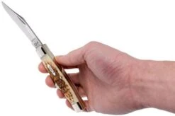 Case Large Stockman Amber Jigged Bone, 00204, 6375 CV Pocket Knife 19 Case Large Stockman Amber Jigged Bone, 00204, 6375 CV Pocket Knife -Case Knives Sales CE204 10 case ce204 10