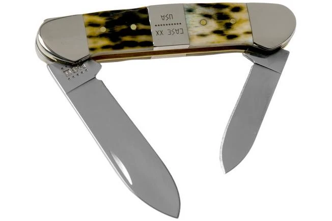 Case Canoe, Tang Stamp Series, Peach Seed Jig, Olive Green Bone 21514, 62131 SS Pocket Knife 1 Case Canoe, Tang Stamp Series, Peach Seed Jig, Olive Green Bone 21514, 62131 SS Pocket Knife