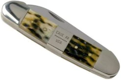 Case Canoe, Tang Stamp Series, Peach Seed Jig, Olive Green Bone 21514, 62131 SS Pocket Knife 7 Case Canoe, Tang Stamp Series, Peach Seed Jig, Olive Green Bone 21514, 62131 SS Pocket Knife -Case Knives Sales CE21514 04 case