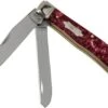 Case Burgundy Smooth Kirinite Trapper Fluted Bolsters (10254 SS)