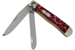 Case Burgundy Smooth Kirinite Trapper Fluted Bolsters (10254 SS)