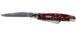 Case Medium Stockman Burgundy Smooth Kirinite, Fluted Bolsters, 23181, 10318 SS Pocket Knife -Case Knives Sales CE23181 03 case 1