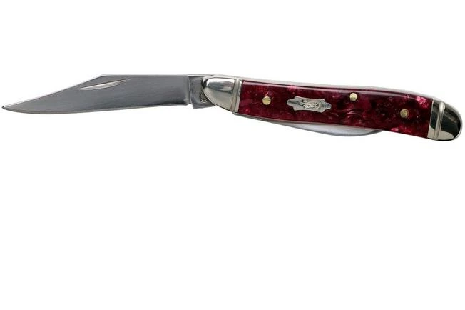 Case Peanut Burgundy Smooth Kirinite, Fluted Bolsters, 23183, 10220 SS Pocket Knife 3 Case Peanut Burgundy Smooth Kirinite, Fluted Bolsters, 23183, 10220 SS Pocket Knife - Image 3