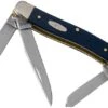 Case Medium Stockman Navy Blue Synthetic, 23612, 4318 SS Pocket Knife