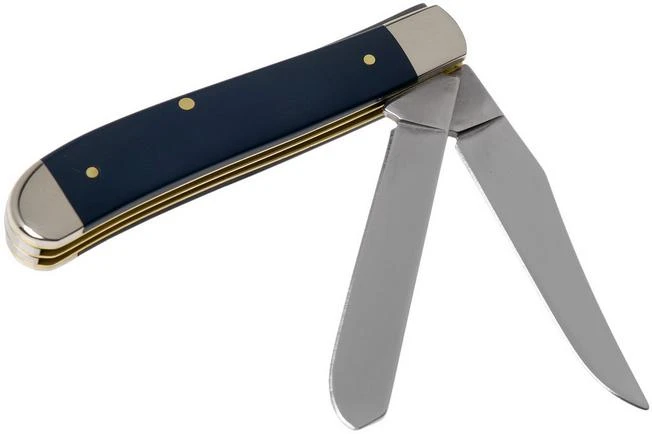 Case Mini Trapper Navy Blue Synthetic, 23613, 4207 SS Pocket Knife 2 Case Mini Trapper Navy Blue Synthetic, 23613, 4207 SS Pocket Knife - Image 2