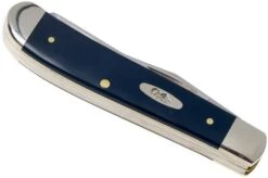 Case Mini Trapper Navy Blue Synthetic, 23613, 4207 SS Pocket Knife -Case Knives Sales CE23613 04 case