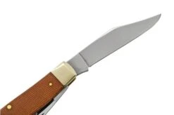 Case Large Stockman Natural Canvas Micarta, 23693, 10375 SS, Pocket Knife -Case Knives Sales CE23693 05 case