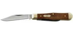 Case Small Swell Centre Jack Natural Canvas Micarta 23694, 10225 SS, Pocket Knife