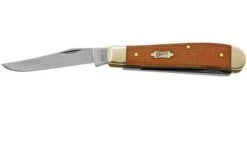 Case Mini Trapper, Smooth Canvas Micarta, 23695, 10207 SS, Pocket Knife