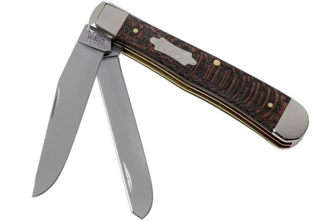 Case Trapper Black Sycamore Wood, 25570, 7254 SS Pocket Knife 1 Case Trapper Black Sycamore Wood, 25570, 7254 SS Pocket Knife