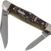 Case Half Whittler Black Sycamore Wood, 25571, 7208 SS Pocket Knife