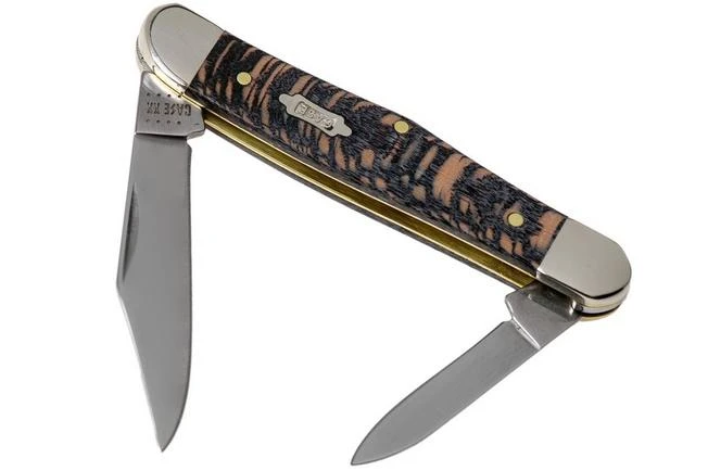 Case Half Whittler Black Sycamore Wood, 25571, 7208 SS Pocket Knife 1 Case Half Whittler Black Sycamore Wood, 25571, 7208 SS Pocket Knife