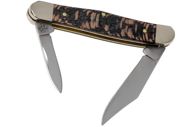 Case Half Whittler Black Sycamore Wood, 25571, 7208 SS Pocket Knife 2 Case Half Whittler Black Sycamore Wood, 25571, 7208 SS Pocket Knife - Image 2