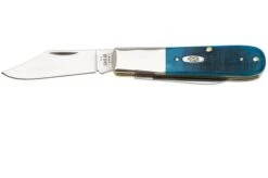 Case Barlow Caribbean Blue Bone, Sawcut Jig, 25581, 62009 1/2 SS Pocket Knife