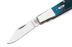 Case Barlow Caribbean Blue Bone, Sawcut Jig, 25581, 62009 1/2 SS Pocket Knife -Case Knives Sales CE25581 03 case