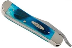Case Russlock Caribbean Blue Bone, Sawcut, 25589, 61953L SS Pocket Knife -Case Knives Sales CE25589 04 case 1