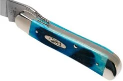 Case Russlock Caribbean Blue Bone, Sawcut, 25589, 61953L SS Pocket Knife -Case Knives Sales CE25589 06 case
