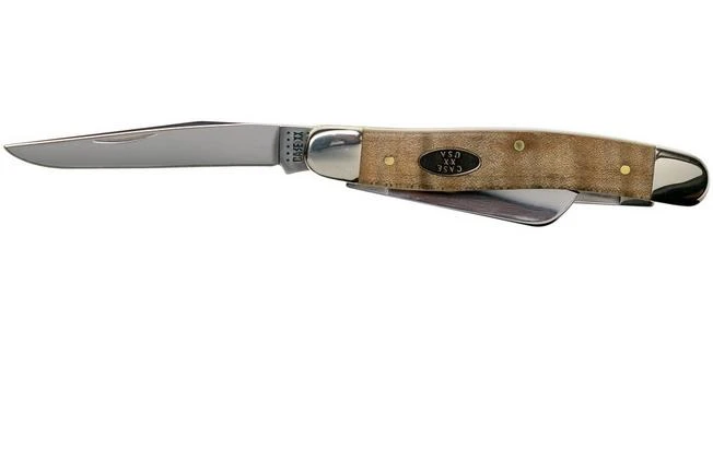 Case Medium Stockman Natural Curly Maple Smooth, 25944, 7318 SS Pocket Knife 3 Case Medium Stockman Natural Curly Maple Smooth, 25944, 7318 SS Pocket Knife - Image 3