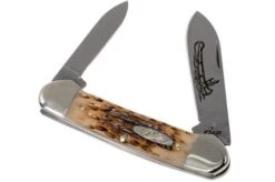 Case Canoe Amber Jigged Bone, 00263, 62131 CV Pocket Knife