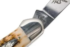 Case Canoe Amber Jigged Bone, 00263, 62131 CV Pocket Knife -Case Knives Sales CE263 07 case ce263 07