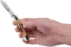 Case Canoe Amber Jigged Bone, 00263, 62131 CV Pocket Knife -Case Knives Sales CE263 10 case ce263 10