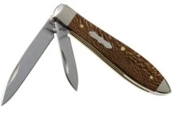Case Tear Drop Bose Brown Sycamore Wood, 27268, TB72028 SS Pocket Knife