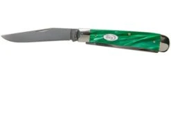Case Trapper SparXX Green Pearl Kirinite Smooth, 27370, 10254 SS Pocket Knife -Case Knives Sales CE27370 03 case