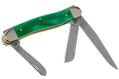 Case Medium Stockman SparXX Green Pearl Kirinite Smooth, 27373, 10318 SS Pocket Knife -Case Knives Sales CE27373 02 case