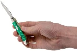 Case Medium Stockman SparXX Green Pearl Kirinite Smooth, 27373, 10318 SS Pocket Knife -Case Knives Sales CE27373 05 case