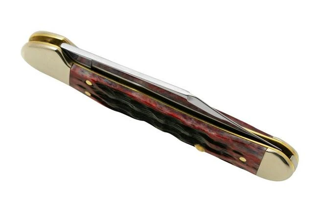 Case Mini Copperlock Crimson Red Peach Seed Jigged Bone, 27385, 61749L SS Pocket Knife 7 Case Mini Copperlock Crimson Red Peach Seed Jigged Bone, 27385, 61749L SS Pocket Knife - Image 7