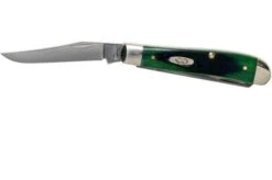 Case Mini Trapper Hunter Green Bone, Sawcut, 27662, 6207 SS Pocket Knife -Case Knives Sales CE27662 03 case